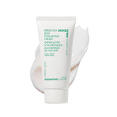 innisfree Jumbo Green Tea Seed Hyaluronic Acid Cream bottle showing barrier-boosting hydration benefits