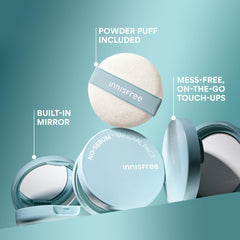 Innisfree No Sebum Mineral Pact compact with mirror aids quick checks