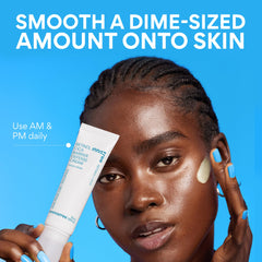 innisfree sunscreen reminder in AM routine closeup with moisturizer