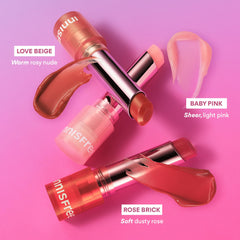 Innisfree trio application scene highlighting nourishing hydration with a subtle tint.