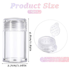 InnoHHustle transparent sampler bottle shows contents clearly for easy refills.