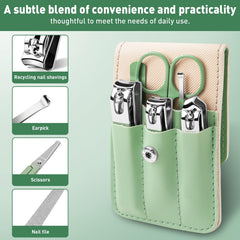 Insaizom nail care kit visible in stylish layout for easy handling.