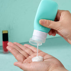 INSFIT wide-opening travel bottles simplify filling and cleaning