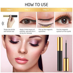 INSMART Magnetic Eyelashes Kit band detail for lightweight all-day comfort.