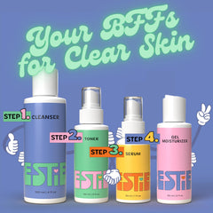 InstaNatural Besties serum dropper absorbs quickly for bright skin