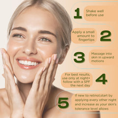 InstaNatural Retinol Serum vitamin C near an ampoule for brightening and radiance.