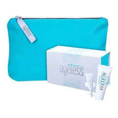 Instantly Ageless eye bag remover application showing quick under-eye puffiness reduction