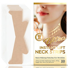 InstrumenteNrw Neck Lift Tape packaging shows a 20-patch box for smooth neck.