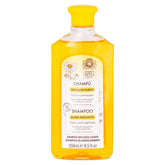Intea Chamomile Shampoo bottle closeup highlights gentle daily cleansing for blonde hair