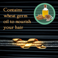 Intea Hair Mask applied to damp hair shows easy detangling and even distribution.