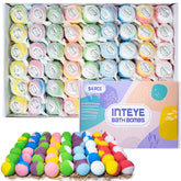 INTEYE Luxury Bath Bombs Gift Box shows premium self-care gifting on a shelf.