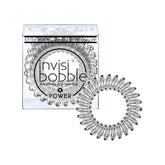 invisibobble Power Traceless espiral cristal claro para cabello voluminoso con agarre fuerte