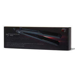 Ion Magnesium Flat Iron with ceramic-tourmaline plates delivering shine and even heat.