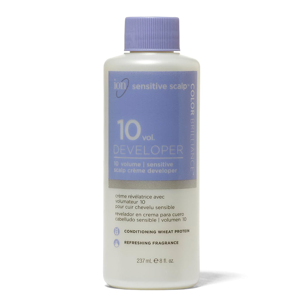 Ion Sensitive Scalp 10 Volume Creme Developer bottle for gentle color lift on sensitive scalps