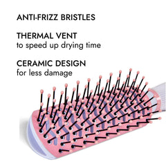 Ion Smoothing Ceramic Vent Brush during drying action highlighting faster airflow