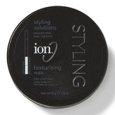 Ion Texturizing Wax bottle application for defined, pliable texture