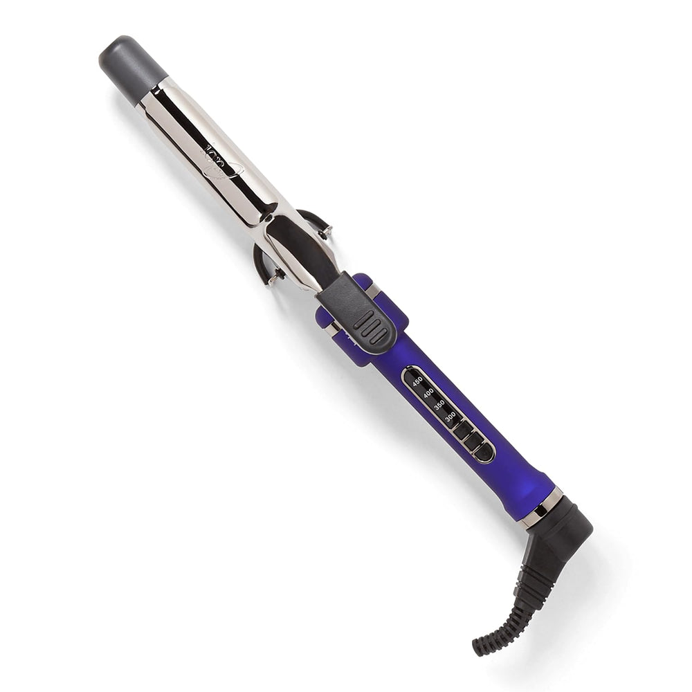 Ion Titanium Pro Curling Iron 1in handle angle for precise styling and comfort