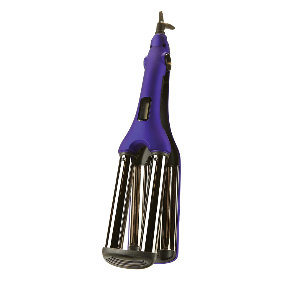 Ion Titanium Triple Barrel Waver front view for effortless, salon-like waves.