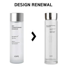 IOPE Bio-Conditioning First Step Essence texture close-up highlighting lightweight hydration for daily use