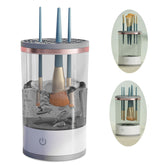 Ipalmay makeup brush cleaner front view shows compact design for quick cleanup