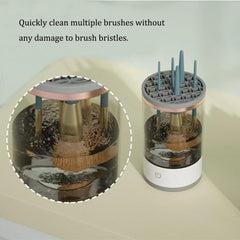 Ipalmay makeup brush cleaner USB power cable connects for plug-and-play use