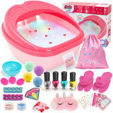 IPOOLTENG kids foot spa set tub for calm at-home spa sessions