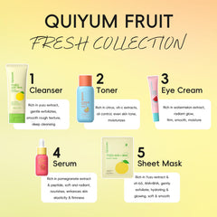QUIYUM Citrus Vitamin C Toner bottle brightens dull skin and evens tone