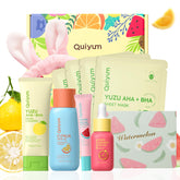 QUIYUM Yuzu Salicylic Acid Cleanser bottle-pump cleans pores and controls excess oil