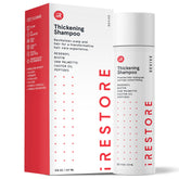 irestore anti hair loss shampoo bottle showcases biotin for healthier scalp