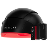 iRestore Elite front view showing full scalp coverage for at-home therapy