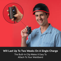 iRestore Elite rechargeable battery pack enabling cordless, extended sessions