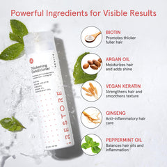 irestore ginger oil argan oil ingredients closeup highlights nourishing oils