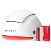 iRestore Pro with 282 lasers provides broad scalp coverage for targeted hair growth.