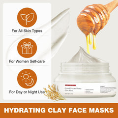 IREV Face Mask application spread close-up showing even texture for gentle cleansing