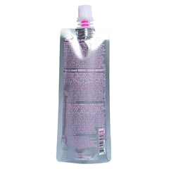 iroiro neon pink 310 cream formula applied for smooth, even coverage during coloring.