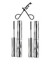 Iron Wand Mascara telescopic brush defines lashes with lasting volume.