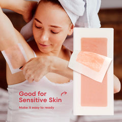 Irreshine wax strips on armpits deliver smooth underarms with minimal irritation