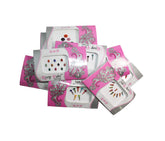 IS4A bindi color-pack offers multicolor styles for festive outfits.