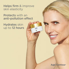 ISDIN Age Contour Cream jar close-up with luxurious packaging