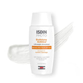 ISDIN Eryfotona Actinica bottle close-up showing ultralight mineral sunscreen for daily protection