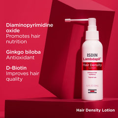 ISDIN Lambdapil close-up reveals creamy consistency for scalp use.