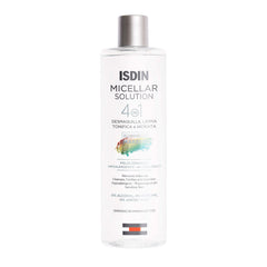 ISDIN Micellar 4-in-1 bottle front view, hydrating cleansing for daily use