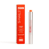 ISDIN Si-Nails bottle closeup shows fast-absorbing serum for stronger nails.