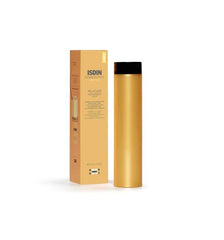 ISDIN Isdinceutics Melaclear Advanced bottle closeup showing pigment correction for even skin tone.