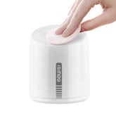 ISIMEE automatic makeup remover dispenser front view for quick, mess-free liquid dispensing.