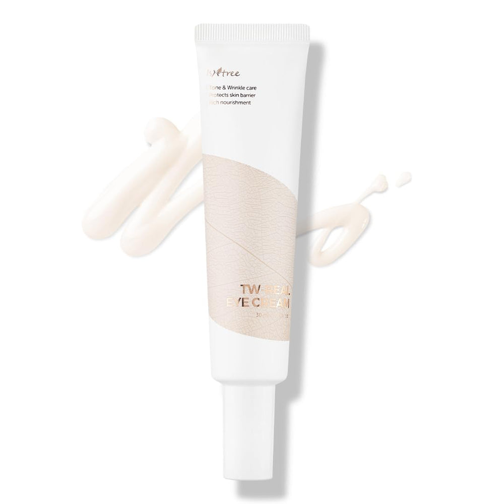 IsNtree TW-REAL Eye Cream packaging closeup for gentle under-eye hydration