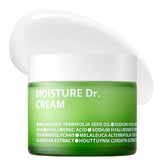 ISOI Moisture Dr. Soothing Cream bottle close-up showing premium hydration for sensitive skin