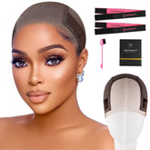 Isshin Beauty lace wig grip cap front view; non-slip design for secure wear.