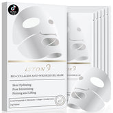 ISTON bio-collagen mask pack 6-pack ready for enhanced collagen absorption.
