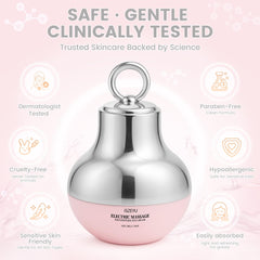 iSZEYU electric massage eye cream delivers gentle vibration around the eye area